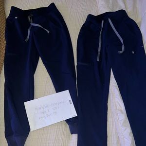 FIGS Navy XXS Petite. Zamora Yoga High Waist & Yola Yoga high waist.